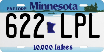 MN license plate 622LPL