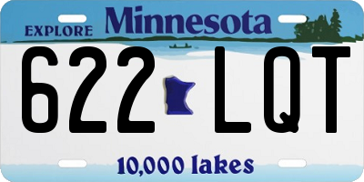 MN license plate 622LQT