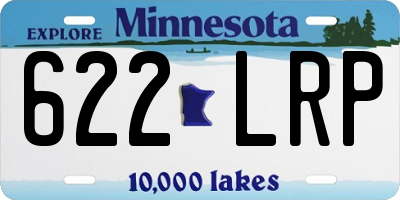 MN license plate 622LRP