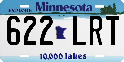 MN license plate 622LRT