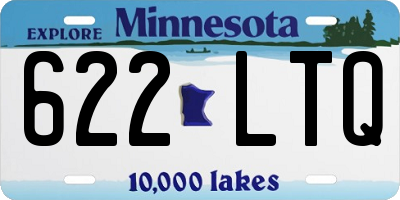 MN license plate 622LTQ
