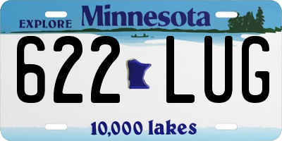 MN license plate 622LUG