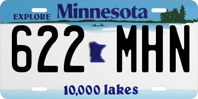 MN license plate 622MHN