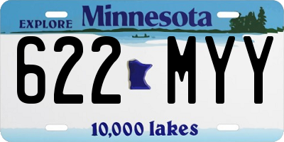 MN license plate 622MYY