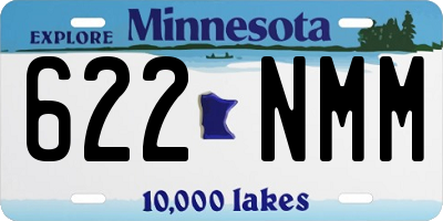 MN license plate 622NMM