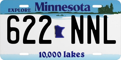 MN license plate 622NNL