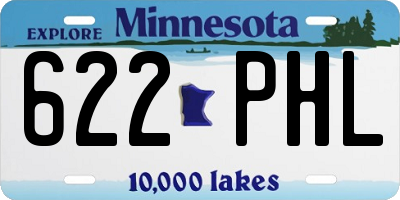 MN license plate 622PHL