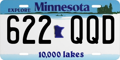 MN license plate 622QQD