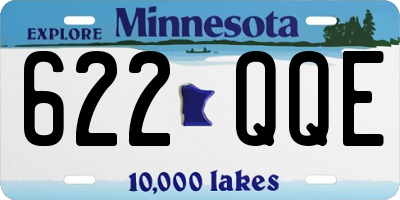MN license plate 622QQE