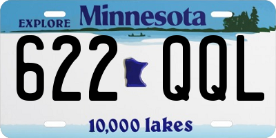 MN license plate 622QQL