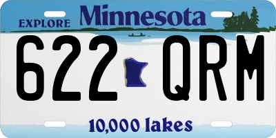 MN license plate 622QRM