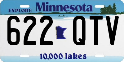MN license plate 622QTV