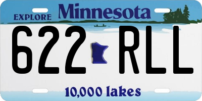 MN license plate 622RLL