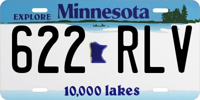 MN license plate 622RLV