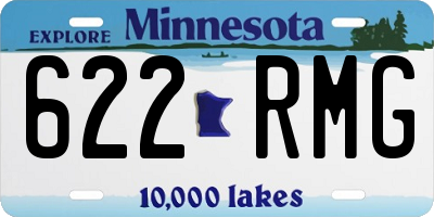 MN license plate 622RMG