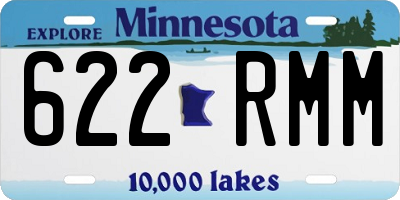 MN license plate 622RMM