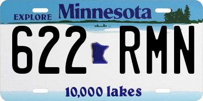 MN license plate 622RMN