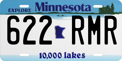 MN license plate 622RMR
