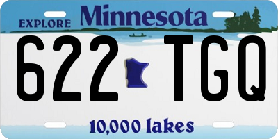 MN license plate 622TGQ