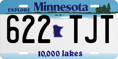 MN license plate 622TJT