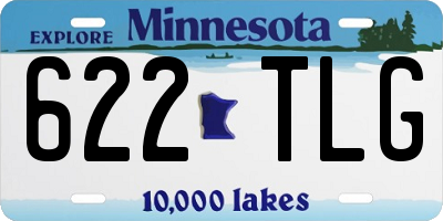 MN license plate 622TLG