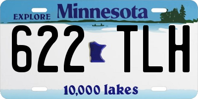 MN license plate 622TLH