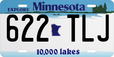 MN license plate 622TLJ