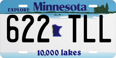 MN license plate 622TLL