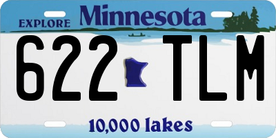 MN license plate 622TLM