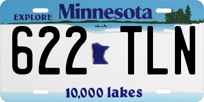 MN license plate 622TLN
