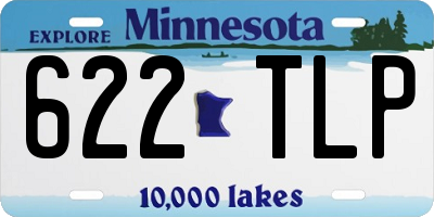 MN license plate 622TLP