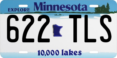 MN license plate 622TLS