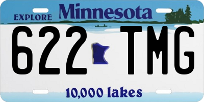 MN license plate 622TMG