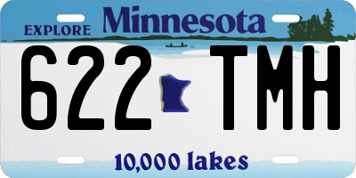 MN license plate 622TMH
