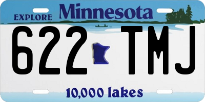 MN license plate 622TMJ