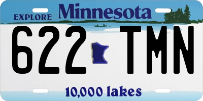 MN license plate 622TMN