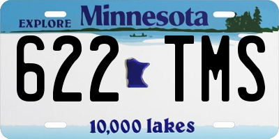 MN license plate 622TMS