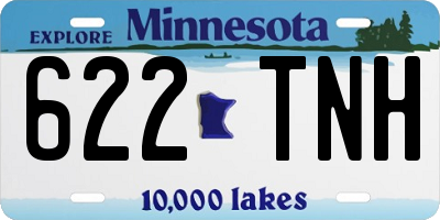MN license plate 622TNH