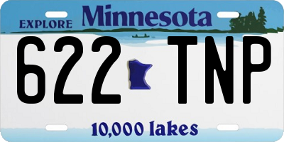 MN license plate 622TNP