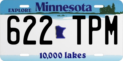 MN license plate 622TPM