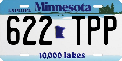 MN license plate 622TPP