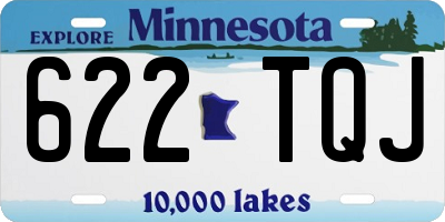 MN license plate 622TQJ