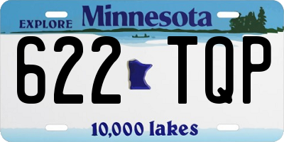 MN license plate 622TQP