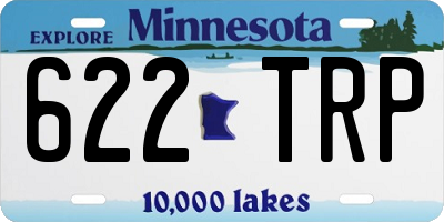 MN license plate 622TRP