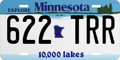MN license plate 622TRR