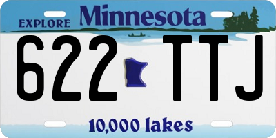 MN license plate 622TTJ