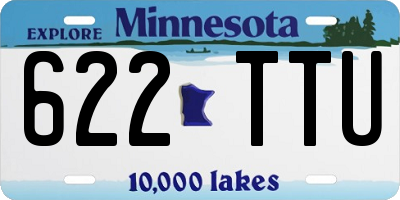 MN license plate 622TTU