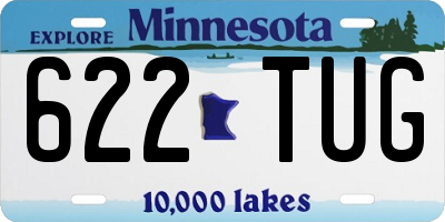 MN license plate 622TUG