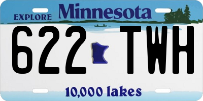 MN license plate 622TWH