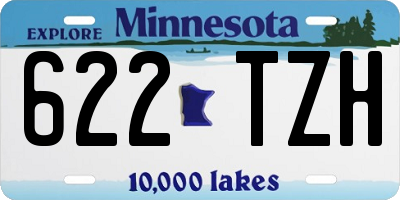 MN license plate 622TZH